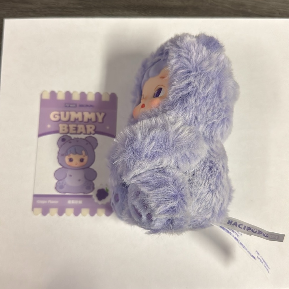 NWOT HACIPUPU Gummy Bear Series-Vinyl Plush Pendant - Grape Flavor (Authentic) - Picture 5 of 11